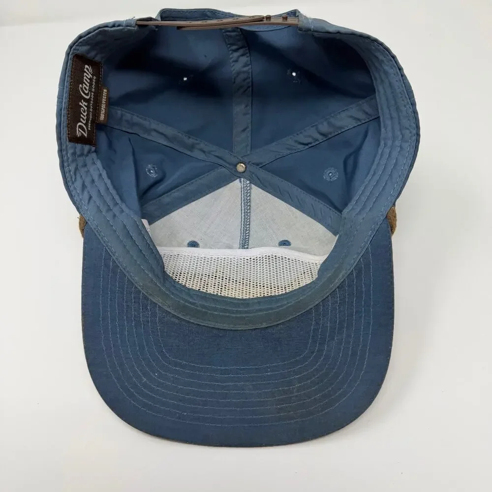 Duck Camp Redfish Rope Snapback Fishing Hat Blue